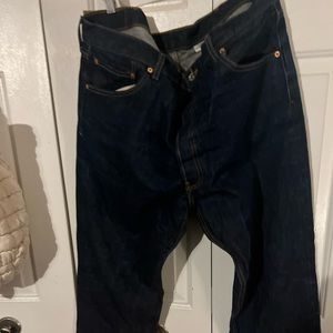Mens Prewash Indigo Levi 501 jeans